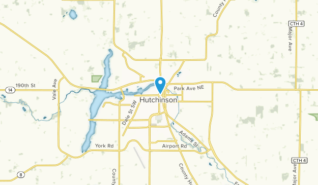 Hutchinson, Minnesota Map