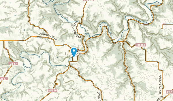 Lanesboro, Minnesota Map