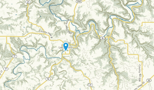 Lanesboro, Minnesota Map