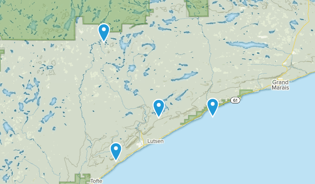 Lutsen, Minnesota Map