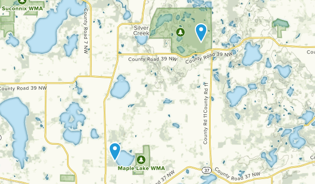Maple Lake, Minnesota Map