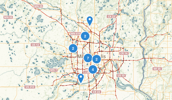 Minneapolis, Minnesota Map