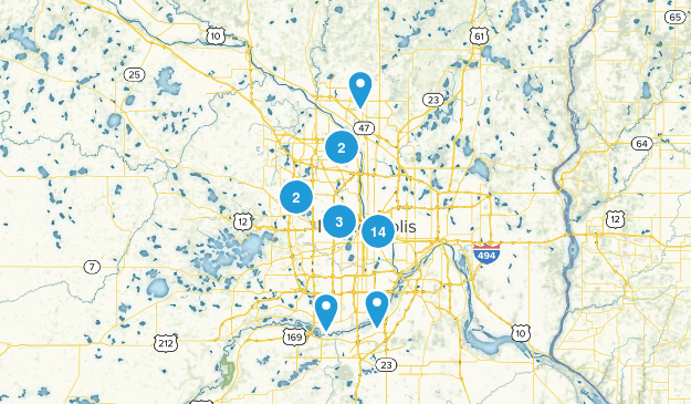 Minneapolis, Minnesota Map