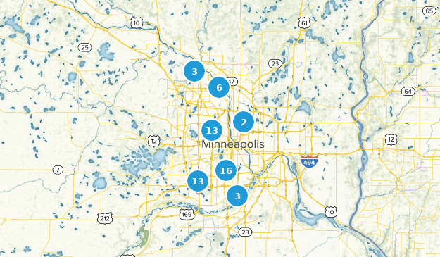 Minneapolis, Minnesota Map