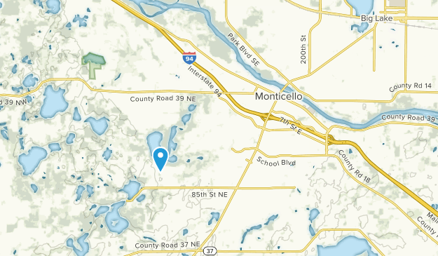 Monticello, Minnesota Map