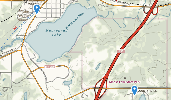 Moose Lake, Minnesota Map