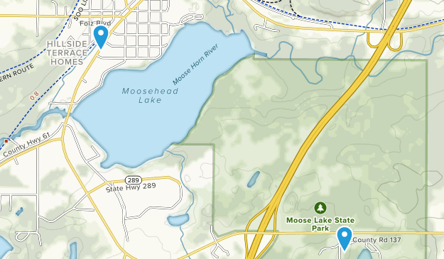 Moose Lake, Minnesota Map
