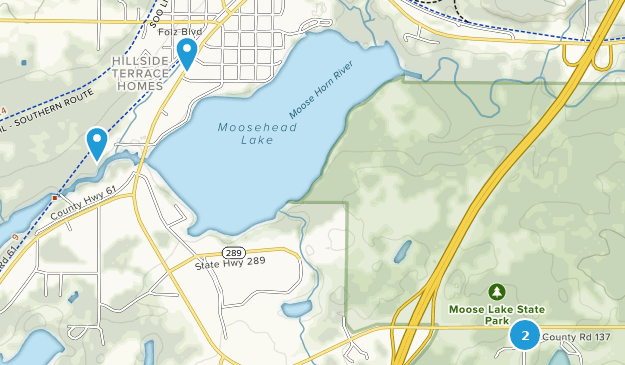 Moose Lake, Minnesota Map