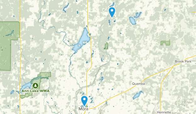 Mora, Minnesota Map