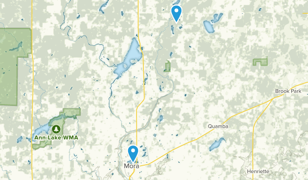 Mora, Minnesota Map