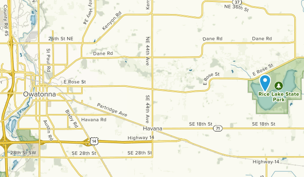Owatonna, Minnesota Map