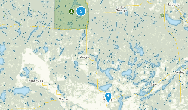 Park Rapids, Minnesota Map