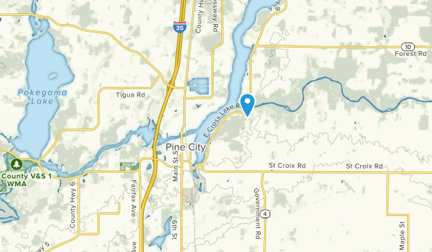 Pine City, Minnesota Map