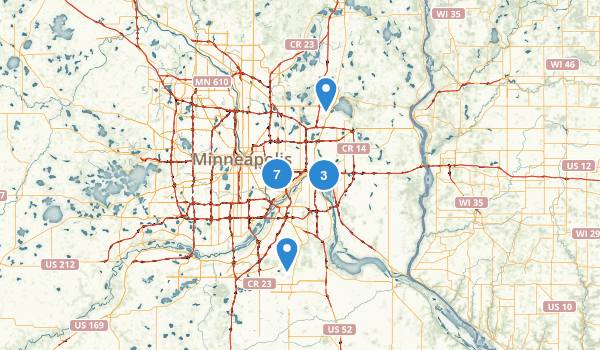 Saint Paul, Minnesota Map
