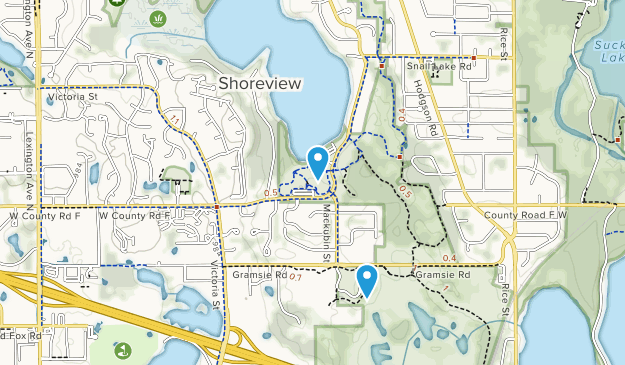Shoreview, Minnesota Map