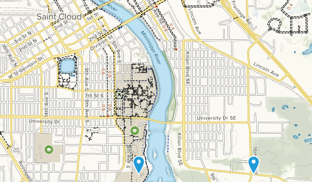 St. Cloud, Minnesota Map