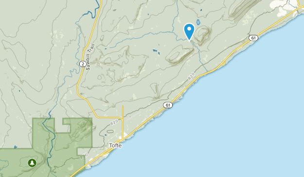 Tofte, Minnesota Map