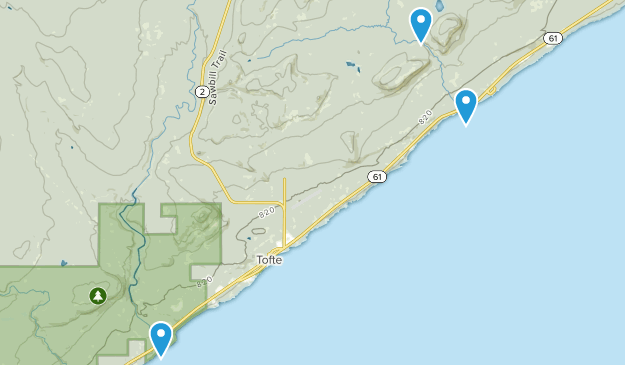 Tofte, Minnesota Map