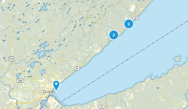 Two Harbors, Minnesota Map