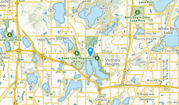 Vadnais Heights, Minnesota Map