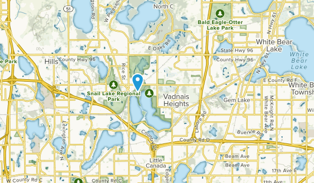 Vadnais Heights, Minnesota Map