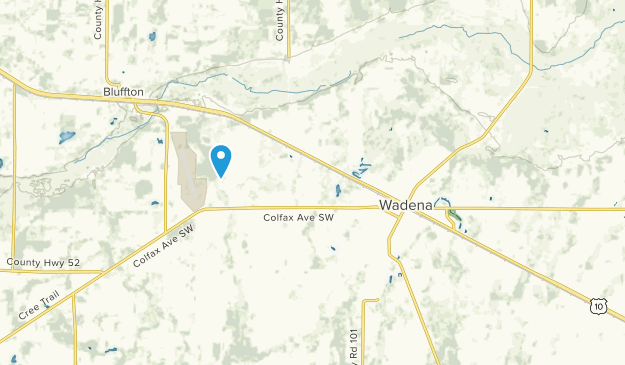 Wadena, Minnesota Map