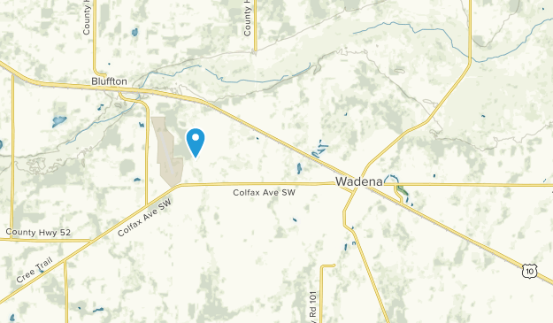 Wadena, Minnesota Map
