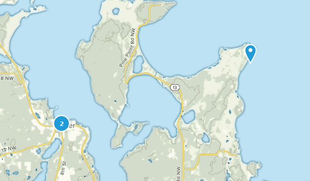 Walker, Minnesota Map