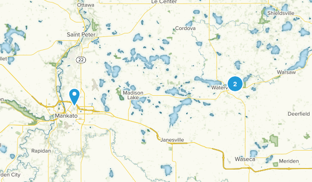 Waterville, Minnesota Map