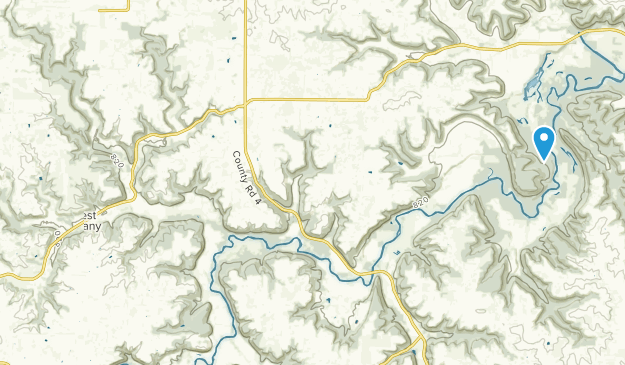 West Albany, Minnesota Map
