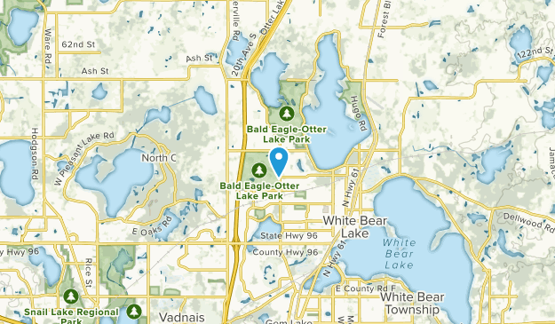 White Bear Lake, Minnesota Map