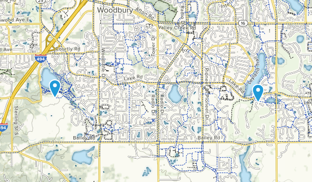 Woodbury, Minnesota Map