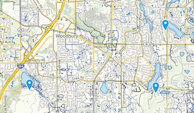 Woodbury, Minnesota Map