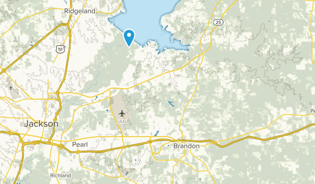 Brandon, Mississippi Map