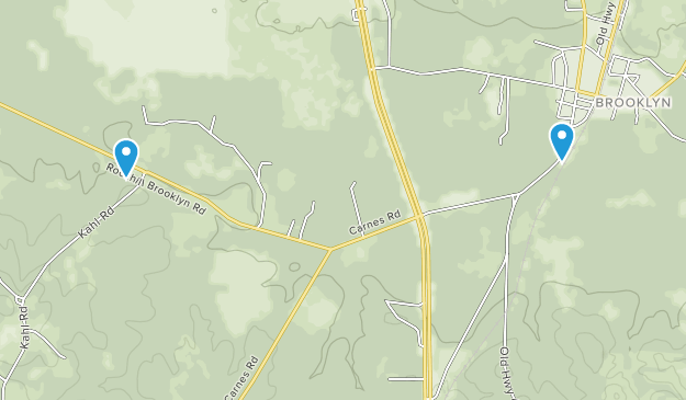 Brooklyn, Mississippi Map