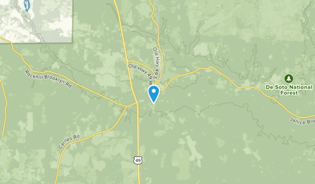 Brooklyn, Mississippi Map