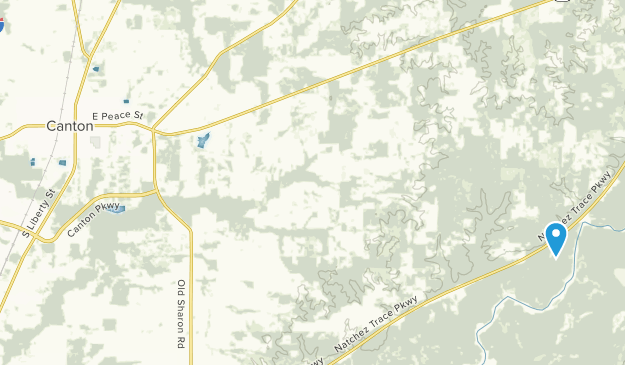 Canton, Mississippi Map