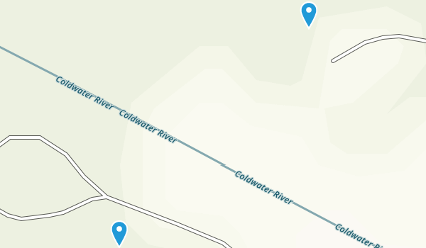 Coldwater, Mississippi Map