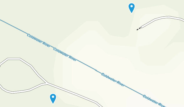 Coldwater, Mississippi Map