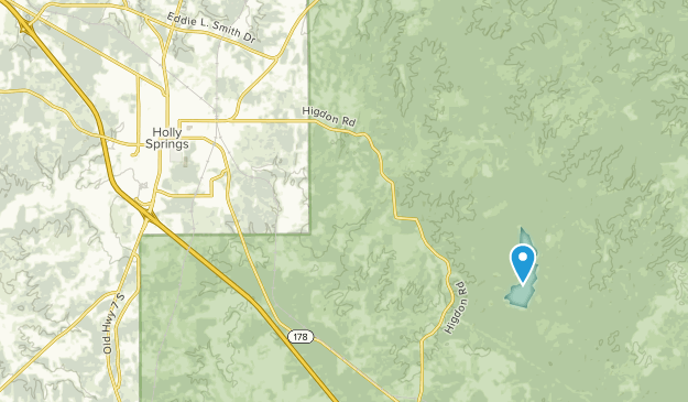 Holly Springs, Mississippi Map