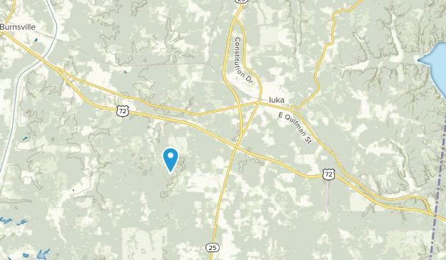 Iuka, Mississippi Map