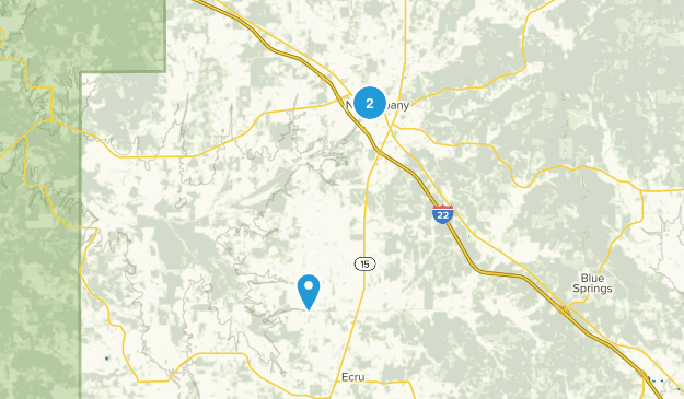 New Albany, Mississippi Map