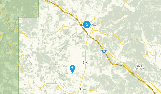 New Albany, Mississippi Map