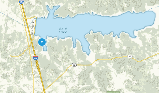 Oakland, Mississippi Map