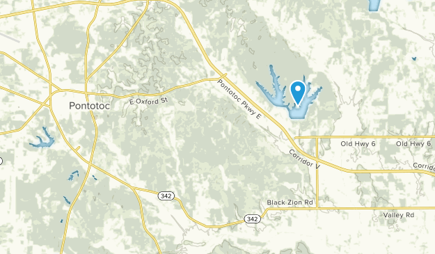 Pontotoc, Mississippi Map