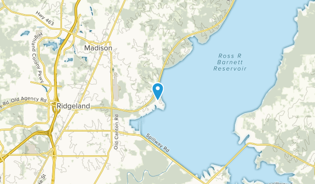 Ridgeland, Mississippi Map