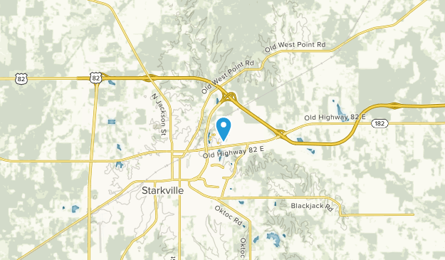 Starkville, Mississippi Map