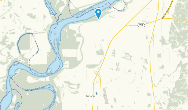 Tunica, Mississippi Map