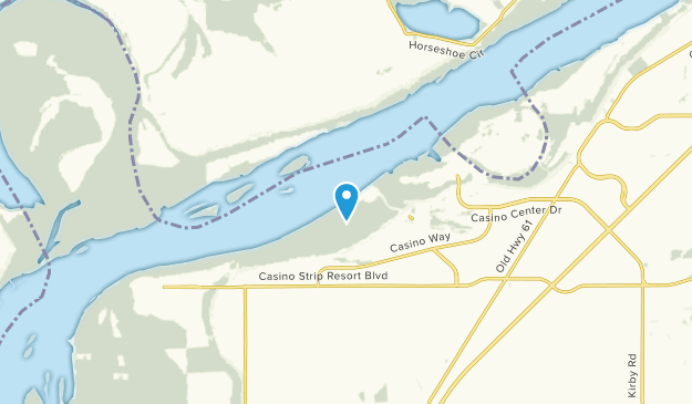 Tunica Resorts, Mississippi Map