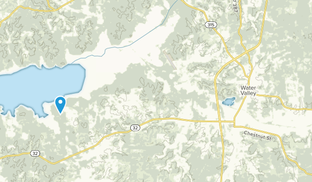 Water Valley, Mississippi Map